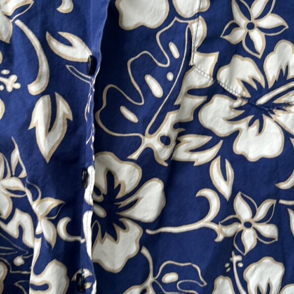 Vintage Hilo Hattie’s Hawaiian Floral Short Sleeve Button Up Shirt Size XL - Picture 9 of 9